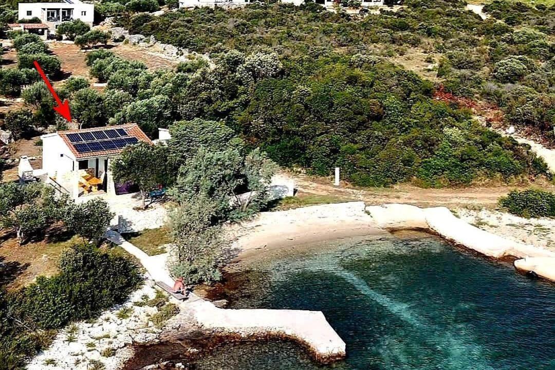 Secluded Fisherman'S Cottage Cove Zuborovica, Pasman - 321 Mrljane Buitenkant foto